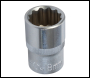 King Dick Socket SD 1/2 inch  Metric 12pt - 18mm - Code HSM218