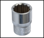 King Dick Socket SD 1/2 inch  Metric 12pt - 20mm - Code HSM220