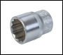 King Dick Socket SD 1/2 inch  Metric 12pt - 23mm - Code HSM223