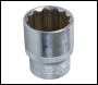 King Dick Socket SD 1/2 inch  Metric 12pt - 27mm - Code HSM227