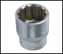 King Dick Socket SD 1/2 inch  Metric 12pt - 28mm - Code HSM228