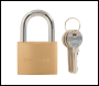 Silverline Brass Padlock - 50mm - Code MSS04