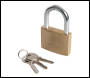 Silverline Brass Padlock - 60mm - Code MSS05