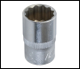 King Dick Socket SD 3/8 inch  Whitworth 12pt - 1/4 inch  - Code MSW204