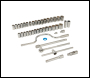 Silverline Socket Set 1/2 inch  Drive 6pt Metric / A/F 42pce - 42pce - Code SS39
