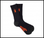 Scruffs Worker Socks Black 3pk - Size 7 - 9.5 / 41 - 43 - Code T53545