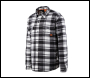 Scruffs Worker Padded Checked Shirt Black/White