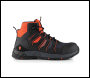 Scruffs Glide Safety Boot Black / Orange - Size 11 / 46 - Code T55554