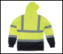 Scruffs High Visibility Hoodie Yellow/Navy