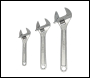 Silverline Adjustable Wrench Set 3pce - 150, 200 & 250mm - Code WR03