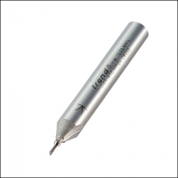 Trend Single Flute Cutter 1mm Diameter - Code 2/0X1/4TC