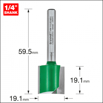 Trend Two Flute Cutter 19.1mm Diameter - Code C029X1/4TC