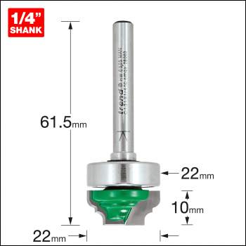 Trend Broken Ogee 2.4mm Radius - Code C131X1/4TC