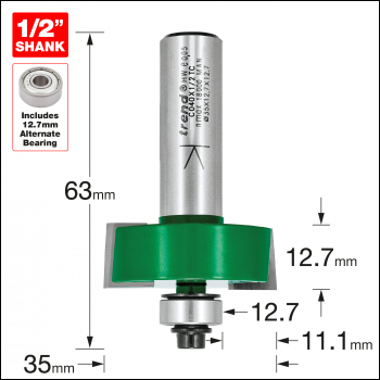 Trend Self Guided Rebater 35mm Diameter X 12.7mm Cut - Code C040X1/2TC