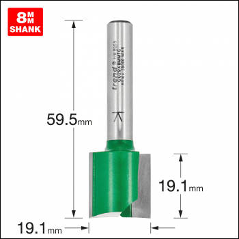 Trend Two Flute Cutter 19.1mm Diameter - Code C029X8MMTC