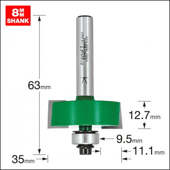 Trend Self Guided Rebater 35mm Diameter X 12.7mm Cut - Code C040X8MMTC