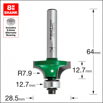 Trend Rounding Over 7.9mm Radius X 12.7mm Cut - Code C077X8MMTC