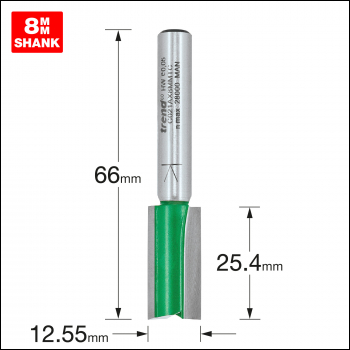 Trend Two Flute Cutter 12.55mm Diameter - Code C021AX8MMTC