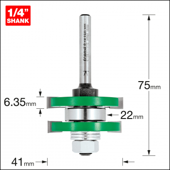 Trend Tongue And Groover Set 41mm Diameter - Code C158X1/4TC