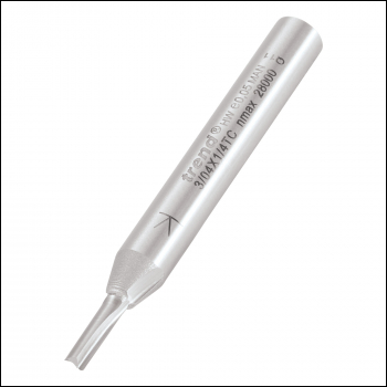 Trend Two Flute Cutter 2.5mm Diameter - Code 3/04X1/4TC