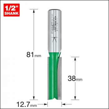 Trend Two Flute Cutter 12.7mm Diameter - Code C022AX1/2TC