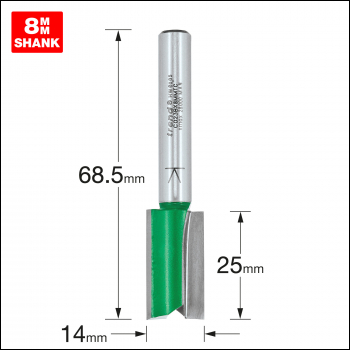 Trend Two Flute Cutter 14.0mm Diameter - Code C023BX8MMTC