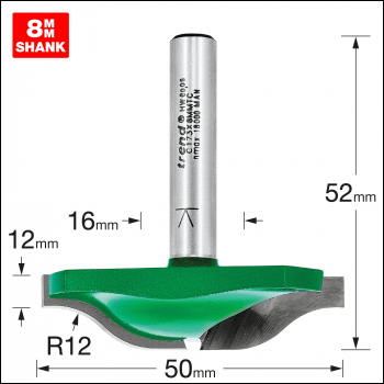 Trend Large Panel Raiser Radius 12mm - Code C173X8MMTC