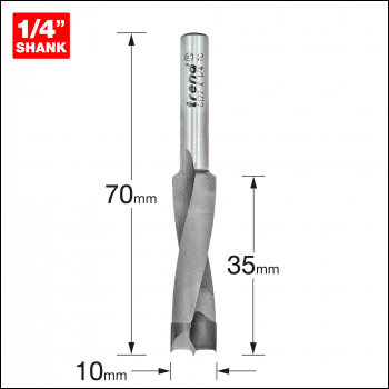 Trend Dowel Drill 10mm Diameter X 35mm - Code C177X1/4TC