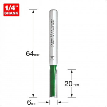 Trend Two Flute Cutter 6.0mm Diameter - Code C005BX1/4TC