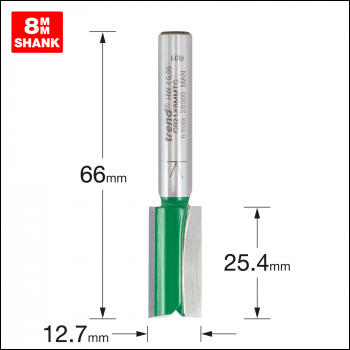 Trend Two Flute Cutter 12.7mm Diameter - Code C021X8MMTC