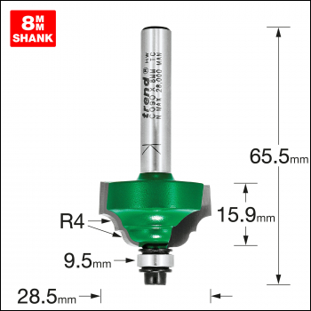 Trend Classic Ogee 4mm Radius - Code C090X8MMTC