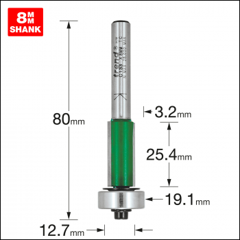 Trend Overlap Trim12.7mm Diameter - Code C133X8MMTC