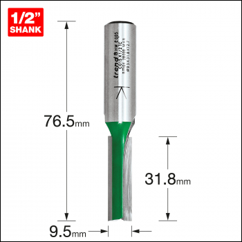 Trend Two Flute Cutter 9.5mm Diameter - Code C015X1/2TC