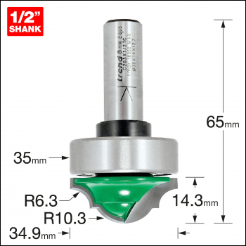 Trend Bearing Guided Classic Panel 6.3mm Radius - Code C203X1/2TC