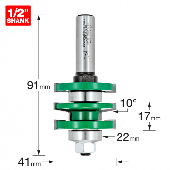 Trend Easyset Profile Scribe Bevel 10 Degree - Code C204X1/2TC