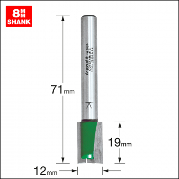 Trend Two Flute Cutter 12mm Diameter - Code C019AX8MMTC