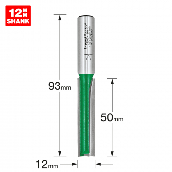 Trend Two Flute Cutter 12mm Diameter - Code C200DX12MMTC