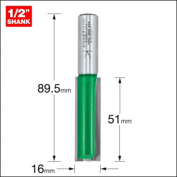 Trend Two Flute Cutter 16mm Diameter - Code C025DX1/2TC