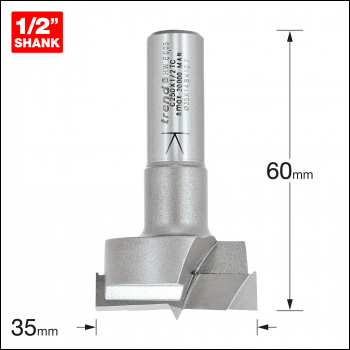 Trend Router Machine Bit - Code C250X1/2TC