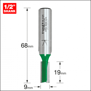 Trend Two Flute Cutter 9mm Diameter - Code C012BX1/2TC