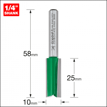 Trend Two Flute Cutter 10mm Diameter - Code C016CX1/4TC