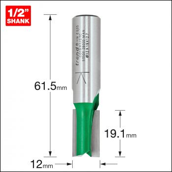 Trend Two Flute Cutter 12mm Diameter - Code C019X1/2TC