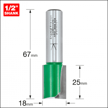 Trend Two Flute Cutter 18.0mm Diameter - Code C028AX1/2TC