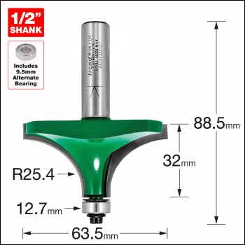 Trend Rounding Over 25.4mm Radius X 32mm Cut - Code C079BX1/2TC