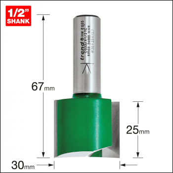 Trend Two Flute Cutter 30mm Diameter - Code C033JX1/2TC