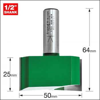 Trend Two Flute Cutter 50mm Diameter - Code C033WX1/2TC