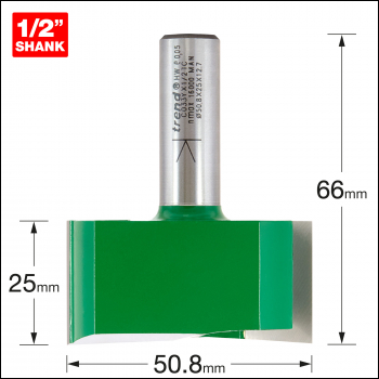 Trend Two Flute Cutter 50.8mm Diameter - Code C033YX1/2TC