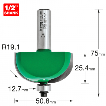 Trend Self Guided Radius 19.1mm - Code C063BX1/2TC