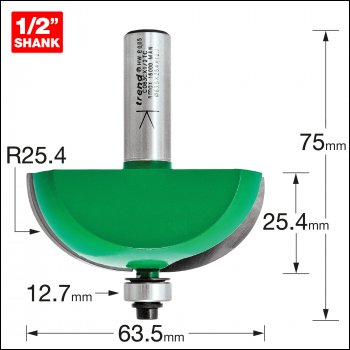 Trend Self Guided Radius 25.4mm - Code C063CX1/2TC