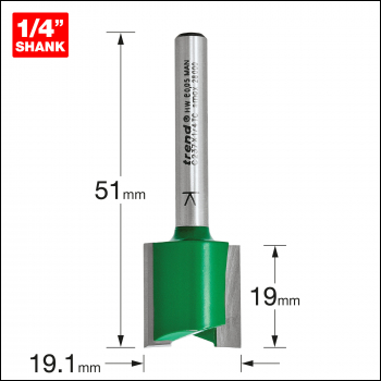 Trend Hinge Recess Cutter - Code C237X1/4TC